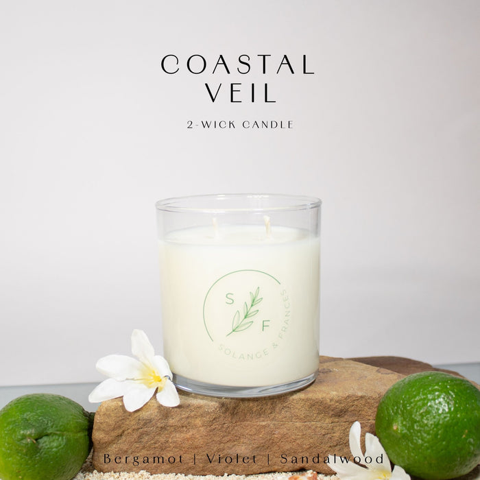 Coastal Veil 2 - Wick Candle - Solange & Frances