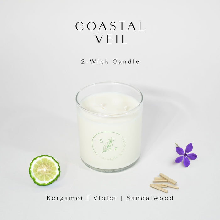 Coastal Veil 2 - Wick Candle - Solange & Frances
