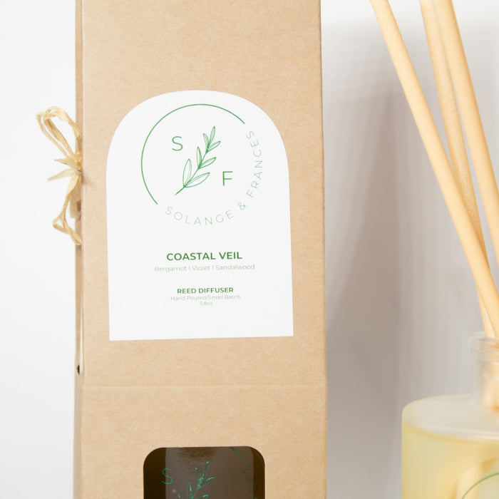 Coastal Veil Reed Diffuser - Solange & Frances
