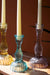 Colored Glass Taper Candle Holders, Set of 6 - Solange & Frances