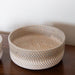 Gray and White Rattan Basket Set - Solange & Frances