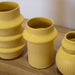 Grooved Ceramic Vases, Set of 3 - Solange & Frances
