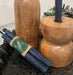 Hand Made HoneyComb Beeswax Taper Candles - Set of 2 - Solange & Frances