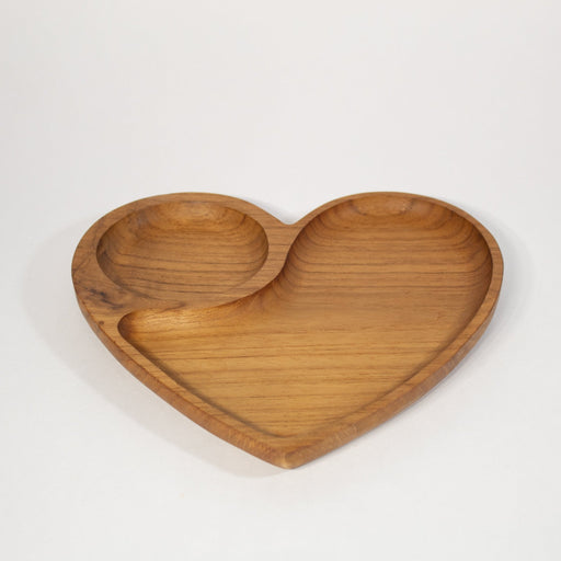Heart Teak Tray - Solange & Frances