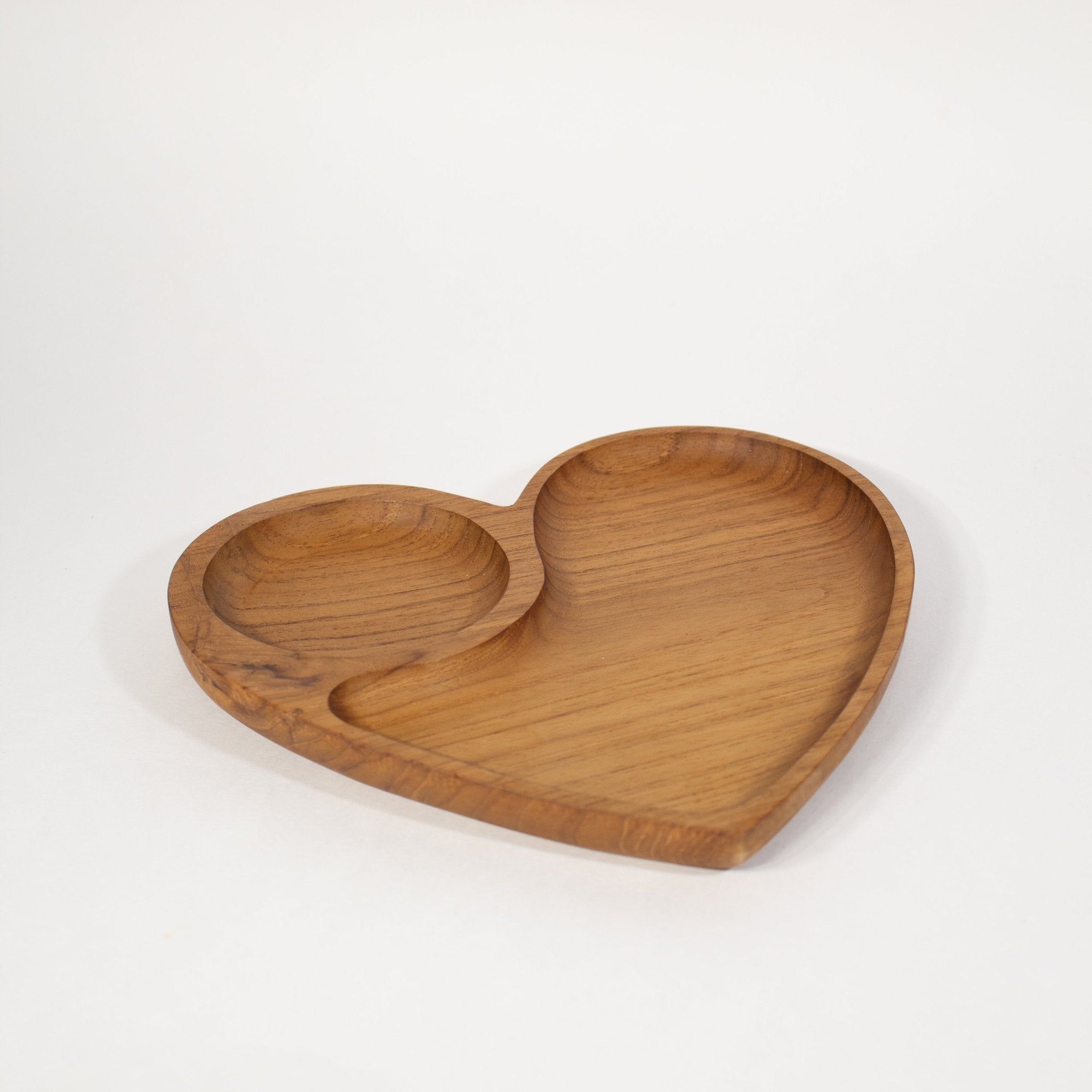 Heart Teak Tray - Solange & Frances