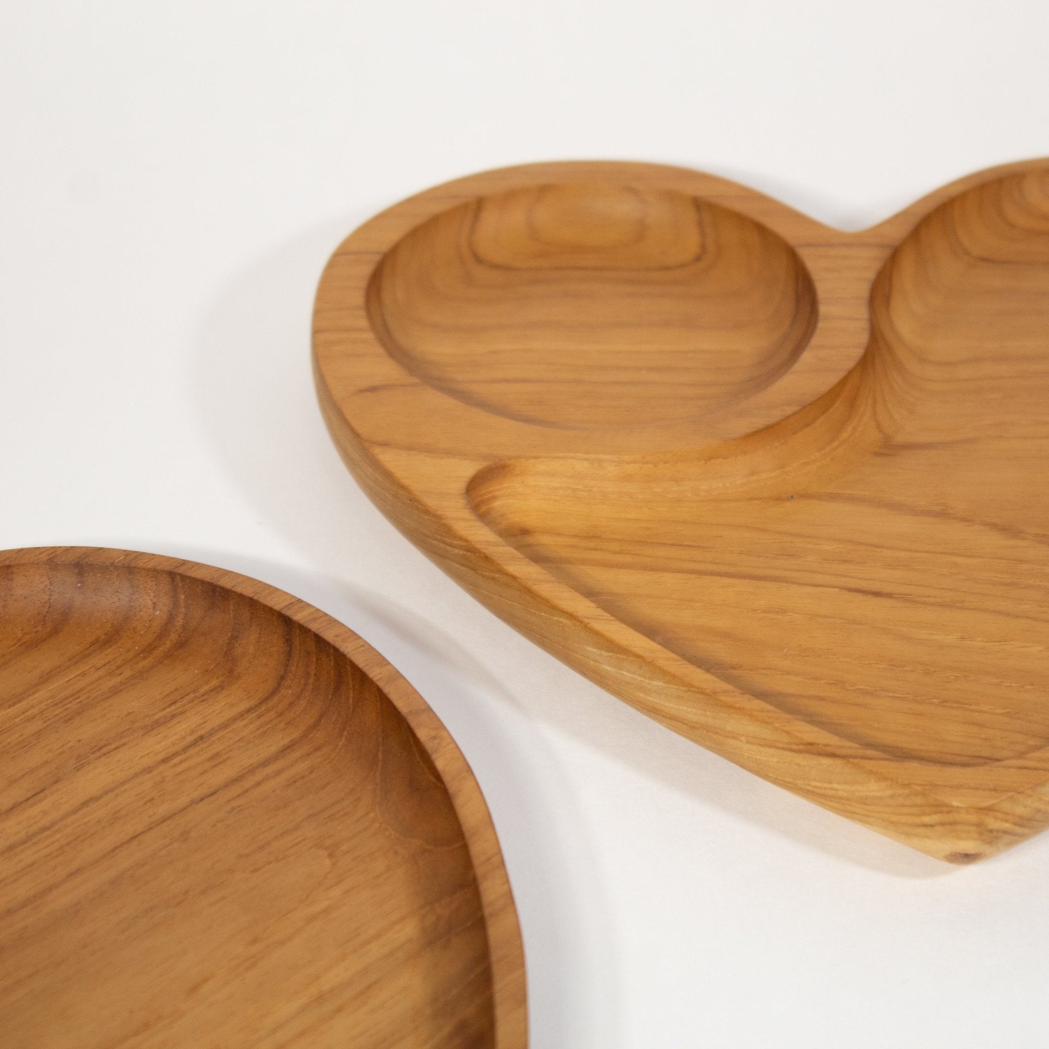 Heart Teak Tray - Solange & Frances