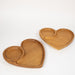 Heart Teak Tray - Solange & Frances