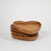 Heart Teak Wooden Tray - Solange & Frances