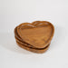 Heart Teak Wooden Tray - Solange & Frances