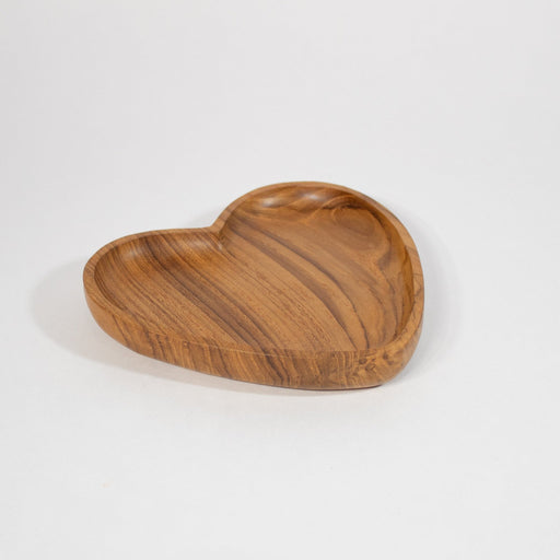 Heart Teak Wooden Tray - Solange & Frances