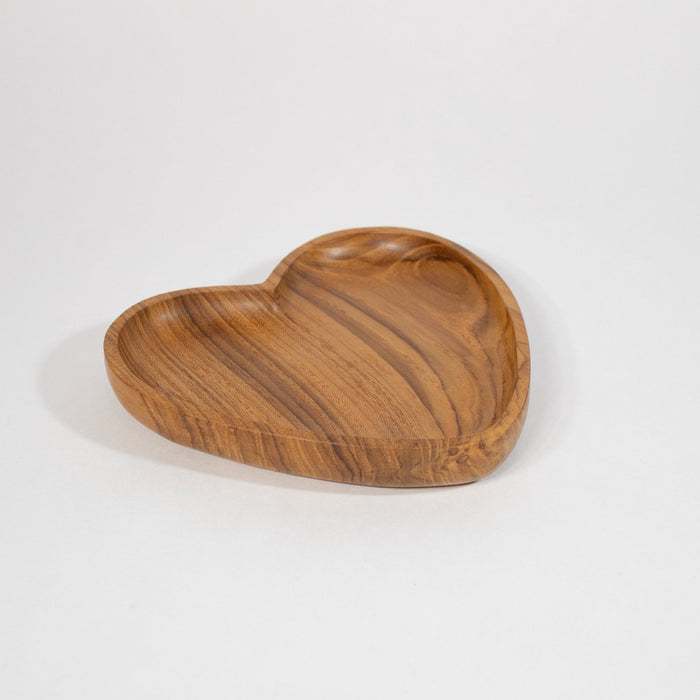 Heart Teak Wooden Tray - Solange & Frances