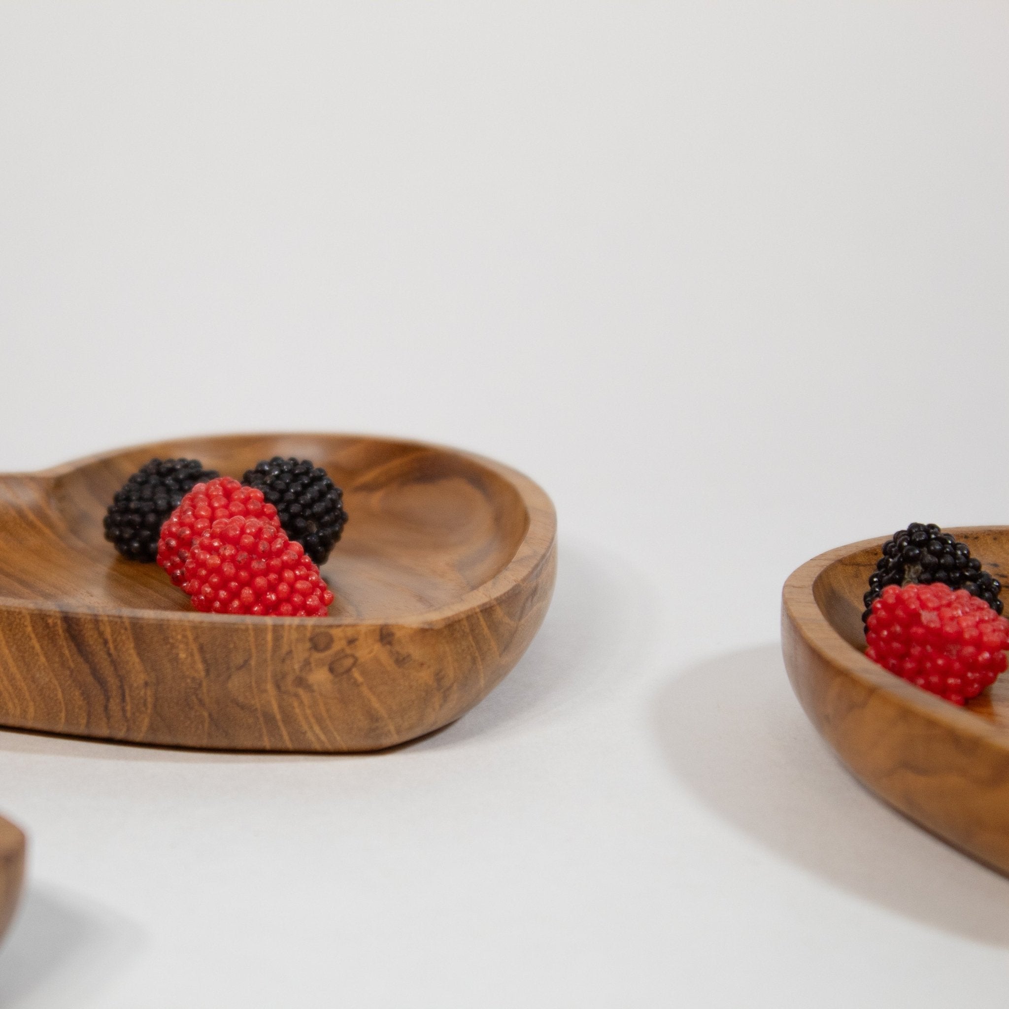 Heart Teak Wooden Tray - Solange & Frances
