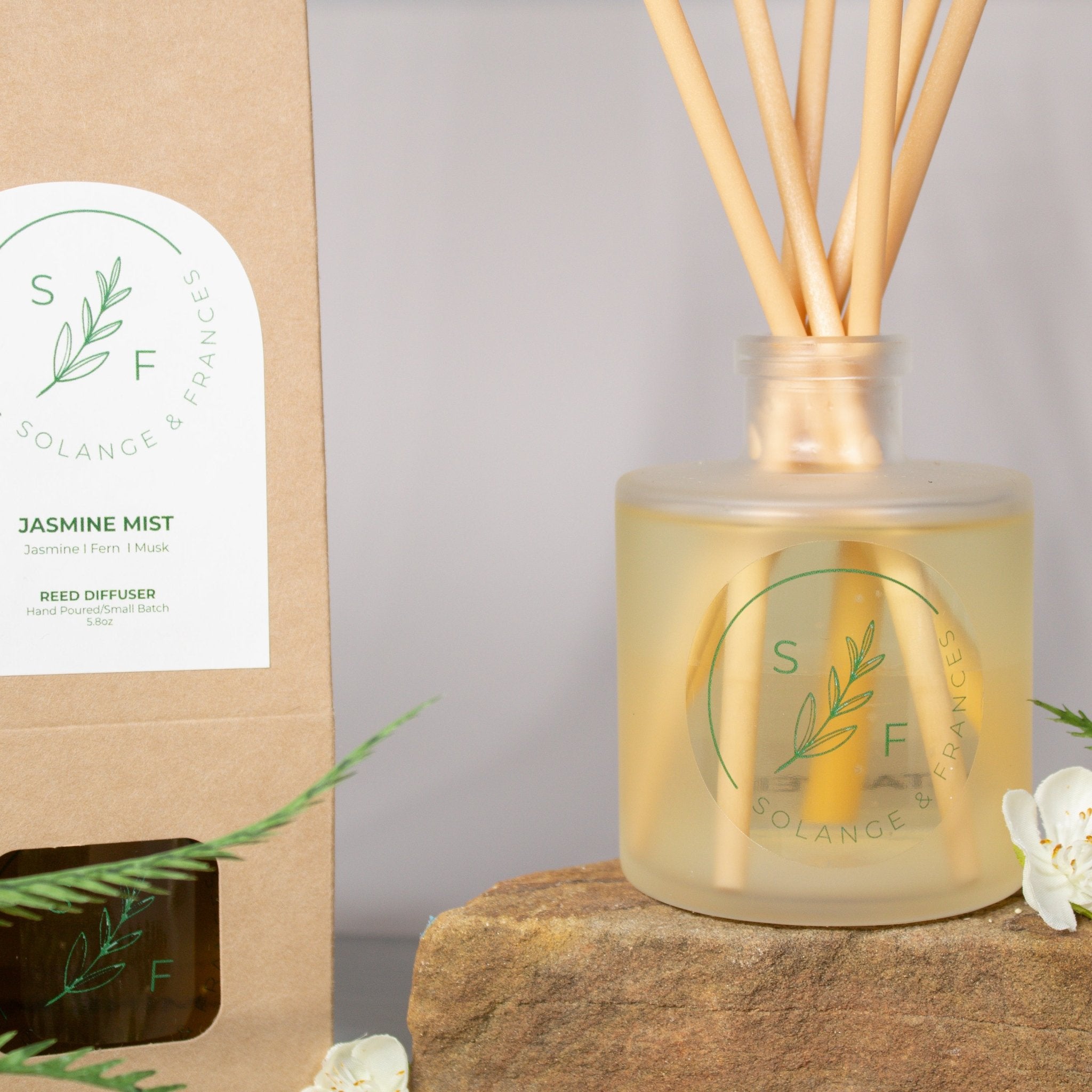 Jasmine Mist Reed Diffuser - Solange & Frances