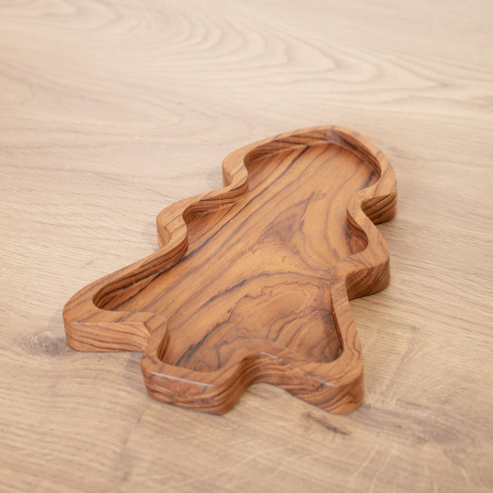 Kids Animal Shaped Wooden Plate - Solange & Frances
