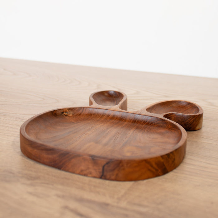 Kids Animal Shaped Wooden Plate - Solange & Frances