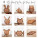 Kids Animal Shaped Wooden Plate - Solange & Frances