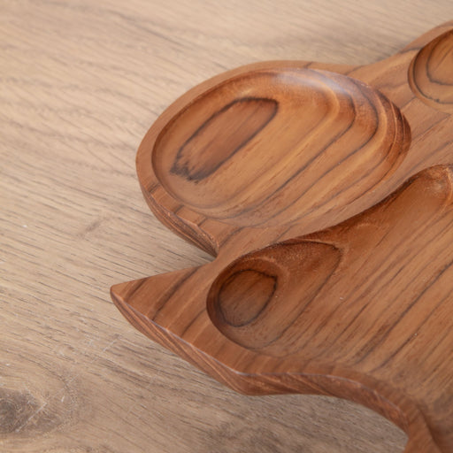 Kids Animal Shaped Wooden Plate - Solange & Frances