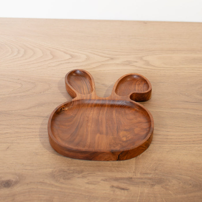 Kids Animal Shaped Wooden Plate - Solange & Frances