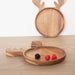 Kids Holiday Shaped Wooden Plate - Solange & Frances