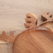 Kids Holiday Shaped Wooden Plate - Solange & Frances