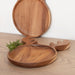Kids Holiday Shaped Wooden Plate - Solange & Frances