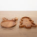 Kids Holiday Shaped Wooden Plate - Solange & Frances