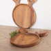 Kids Holiday Shaped Wooden Plate - Solange & Frances