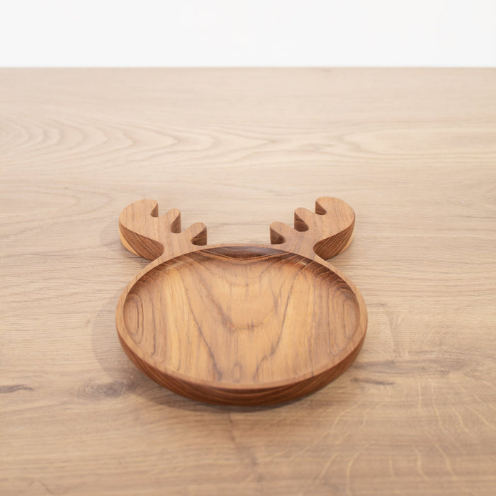 Kids Holiday Shaped Wooden Plate - Solange & Frances