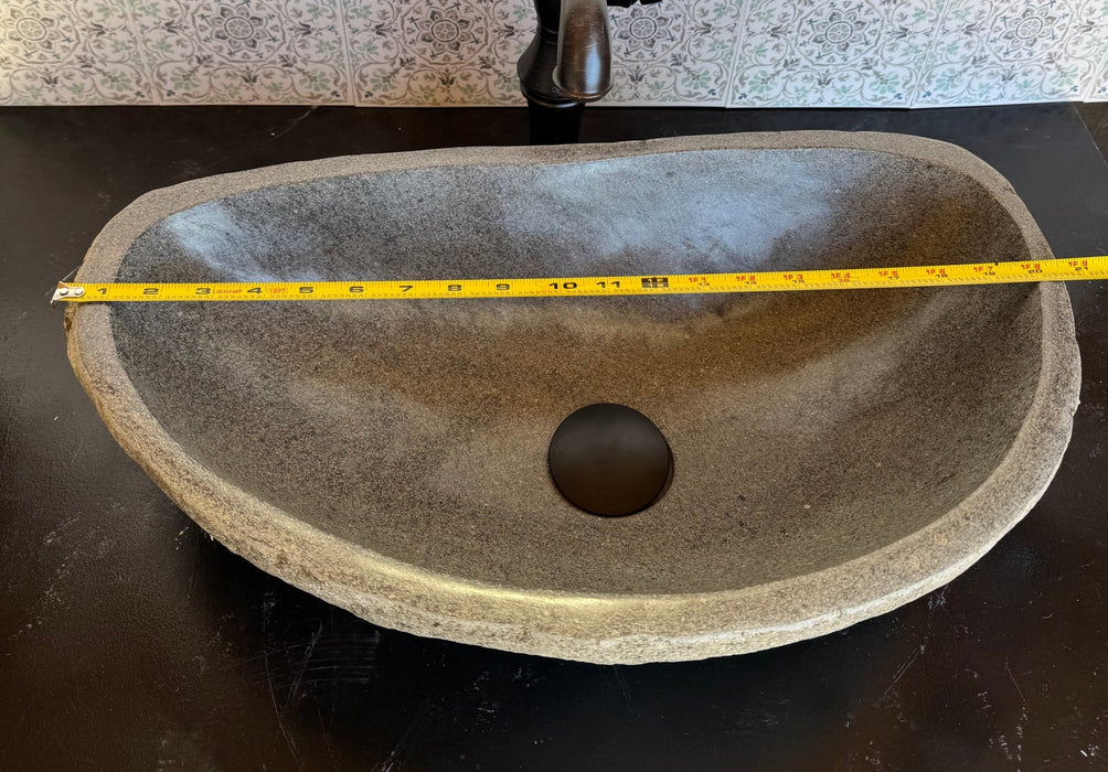 Large River Rock Vessel Sink - Solange & Frances