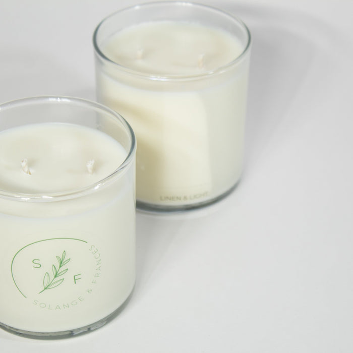 Linen & Light 2 - Wick Candle - Solange & Frances