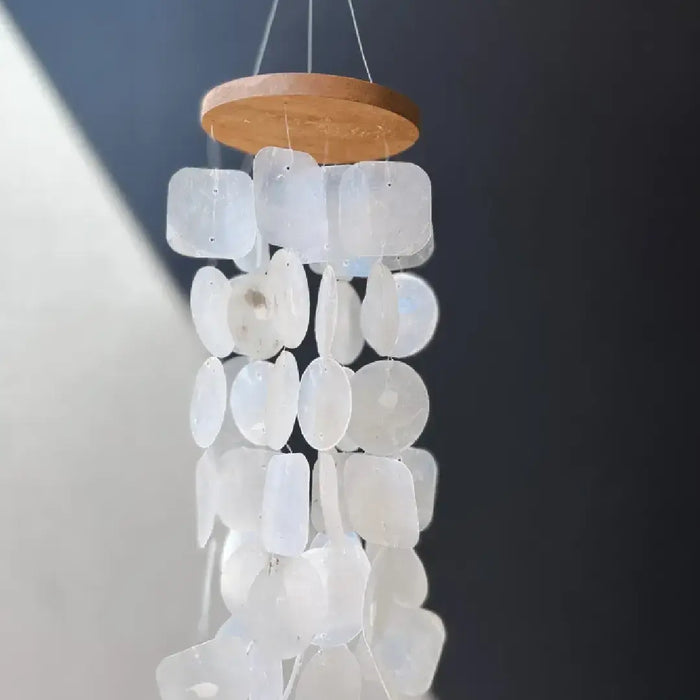 Wind Chimes for Outside - Capiz Shell - Natural | Solange & Frances