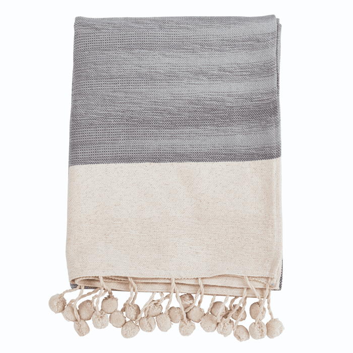 Pom Pom Throw Blanket - Solange & Frances