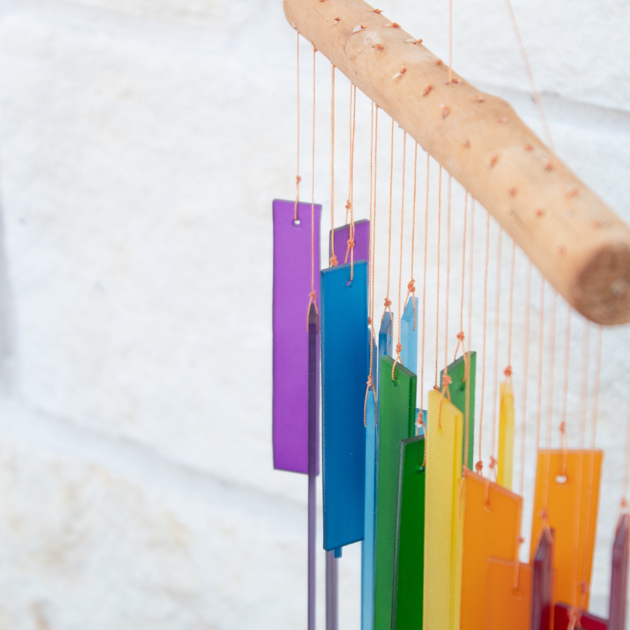 Rainbow Glass Windchime - Solange & Frances
