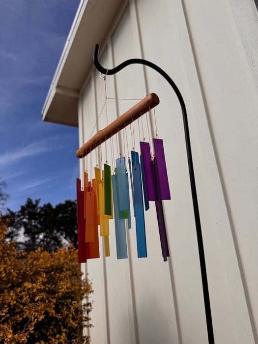 Rainbow Glass Windchime - Solange & Frances