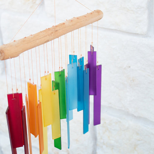 Rainbow Glass Windchime - Solange & Frances
