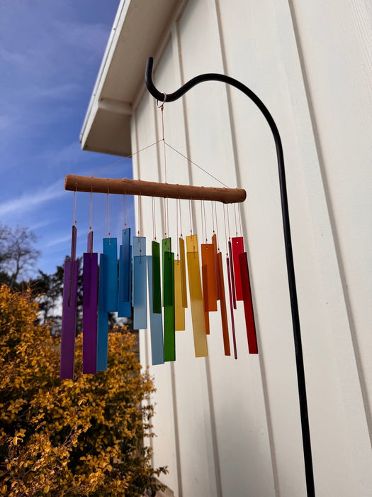 Rainbow Glass Windchime - Solange & Frances