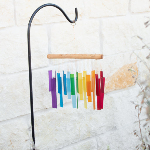 Rainbow Glass Windchime - Solange & Frances