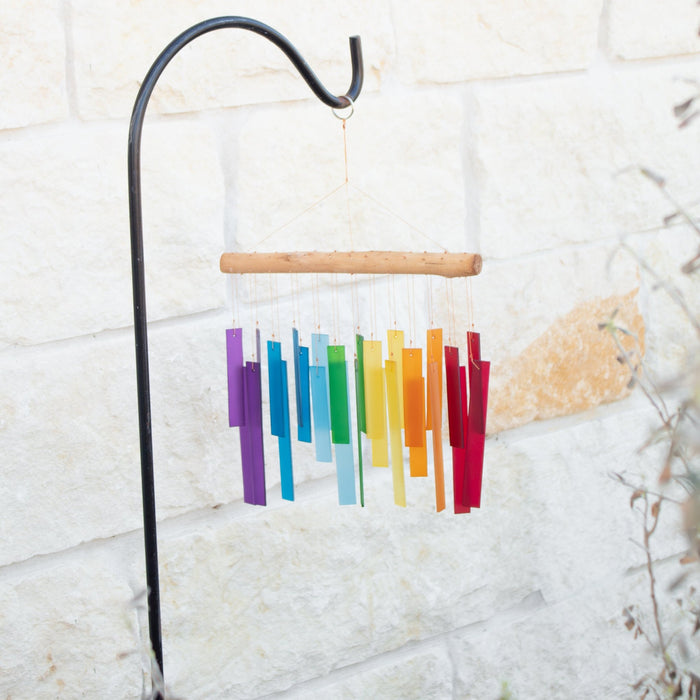Rainbow Glass Windchime - Solange & Frances