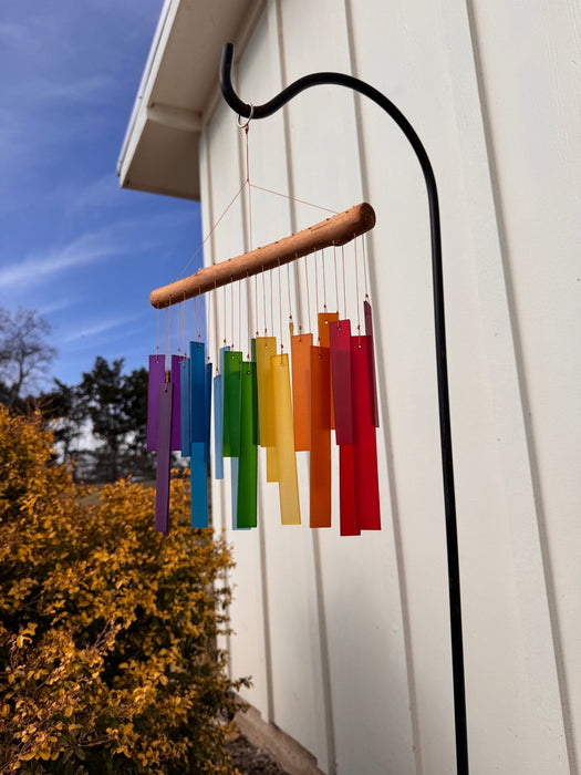 Rainbow Glass Windchime - Solange & Frances