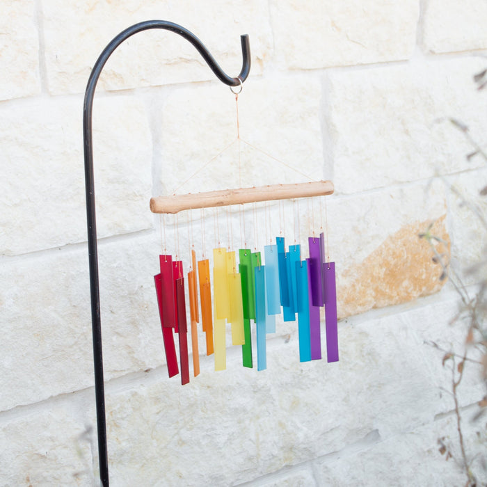 Rainbow Glass Windchime - Solange & Frances