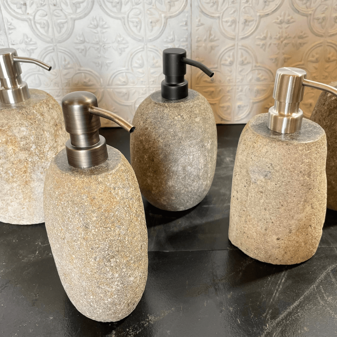 River Rock Soap Dispenser - Solange & Frances