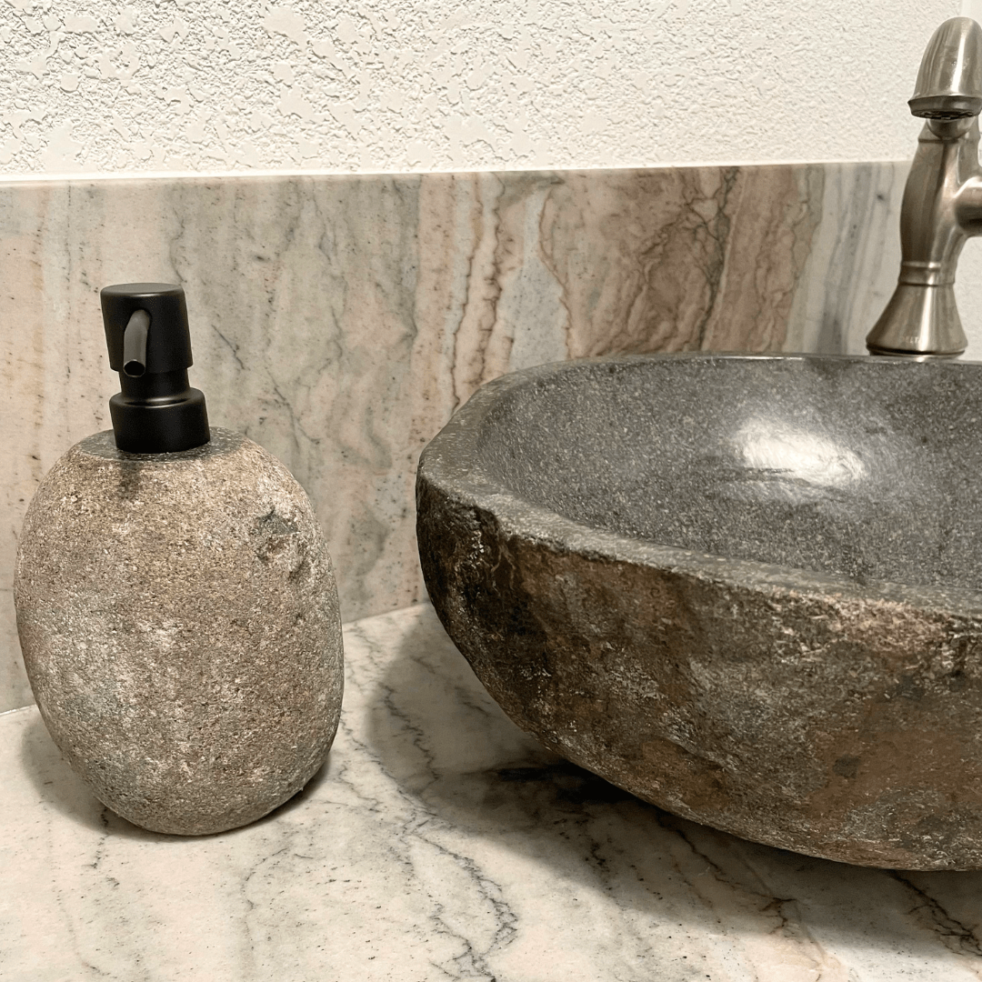 River Rock Soap Dispenser - Solange & Frances