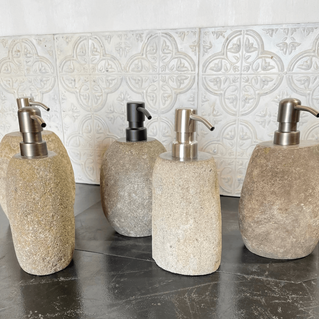 River Rock Soap Dispenser - Solange & Frances