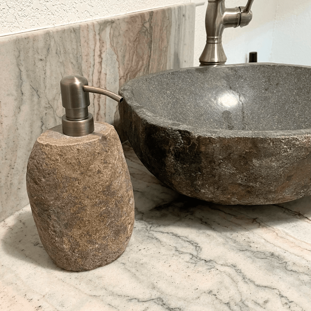 River Rock Soap Dispenser - Solange & Frances