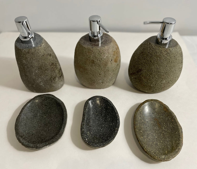 River Rock Soap Dispenser - Solange & Frances