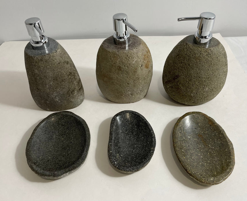 River Rock Soap Dispenser - Solange & Frances