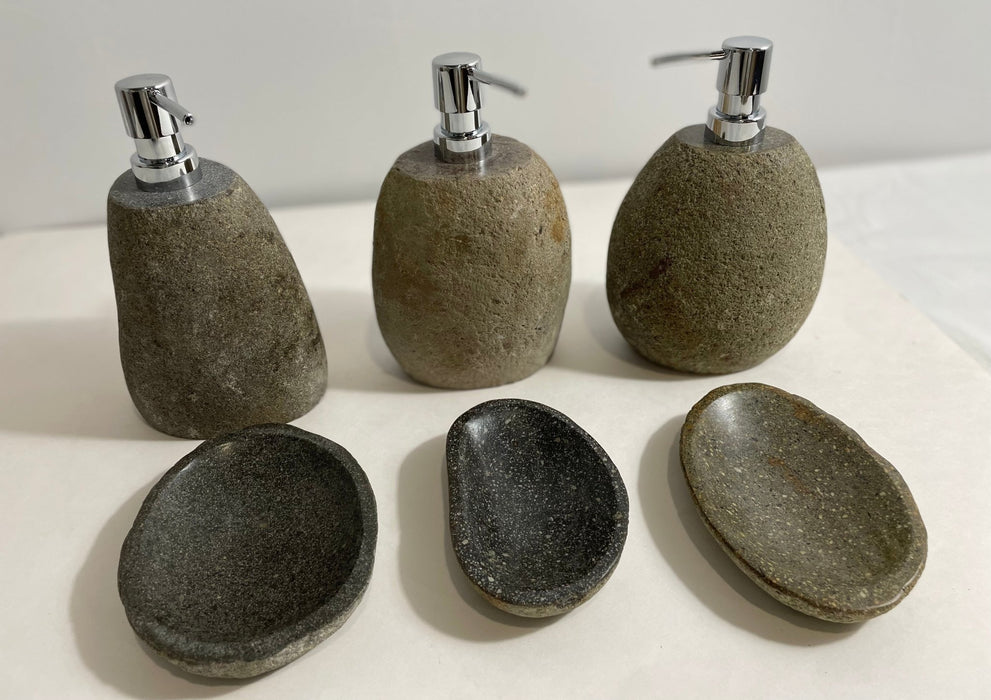 River Rock Soap Dispenser - Solange & Frances