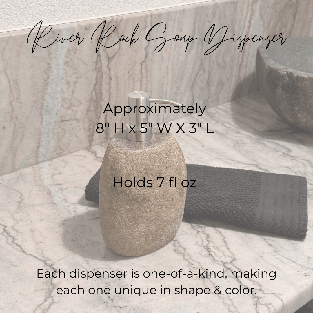 River Rock Soap Dispenser - Solange & Frances