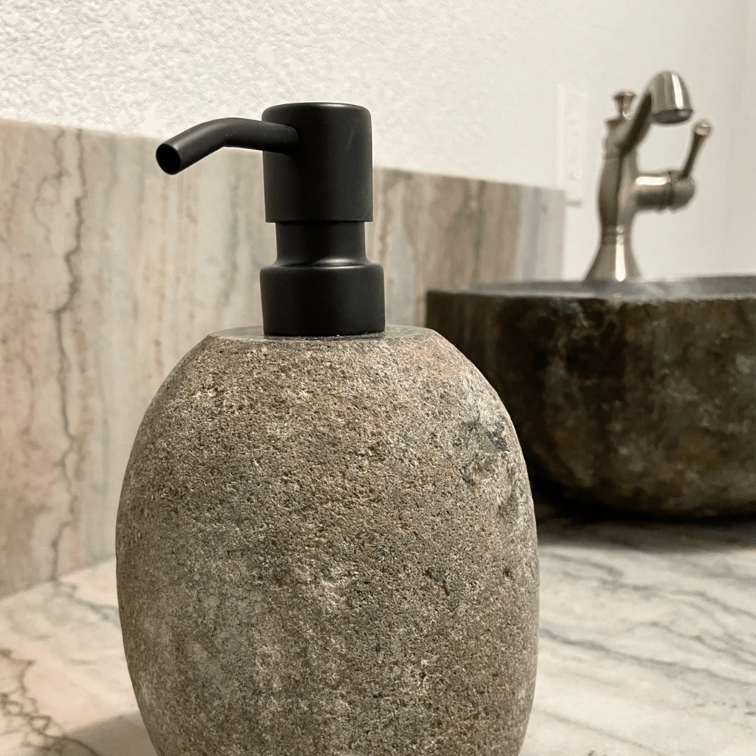 River Rock Soap Dispenser - Solange & Frances