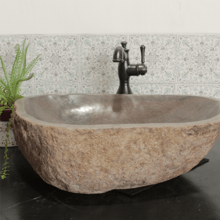 River Rock Vessel Sink - Large - Solange & Frances